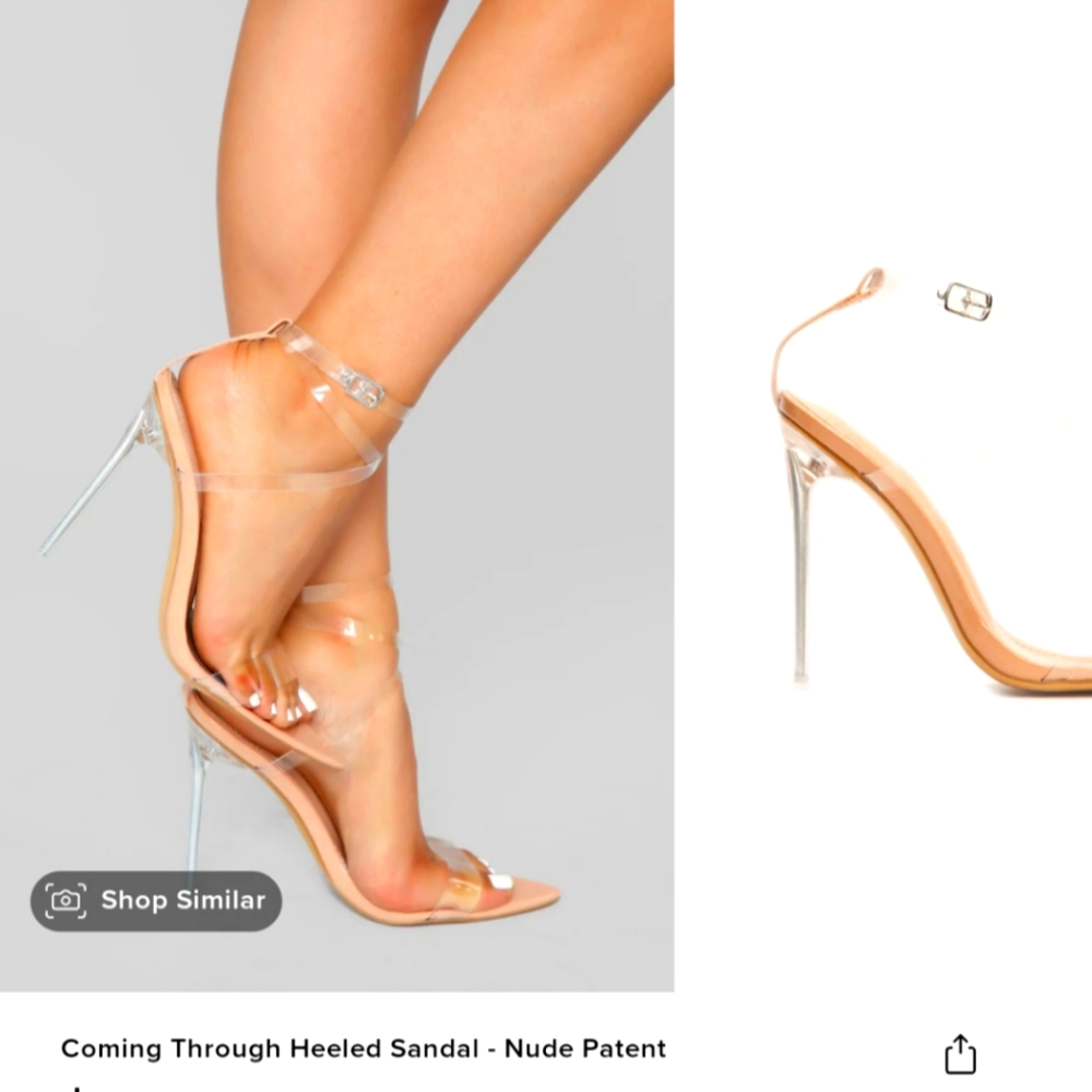 Clear Pointed Heels